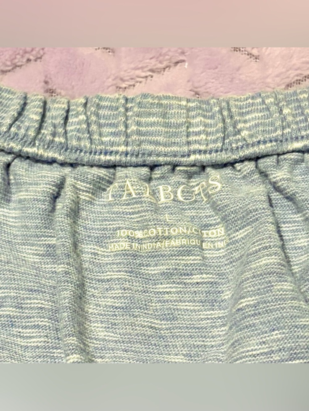 Talbots Light Blue Off-Shoulder Top with Coral Floral Embroidery - Picture 4 of 4